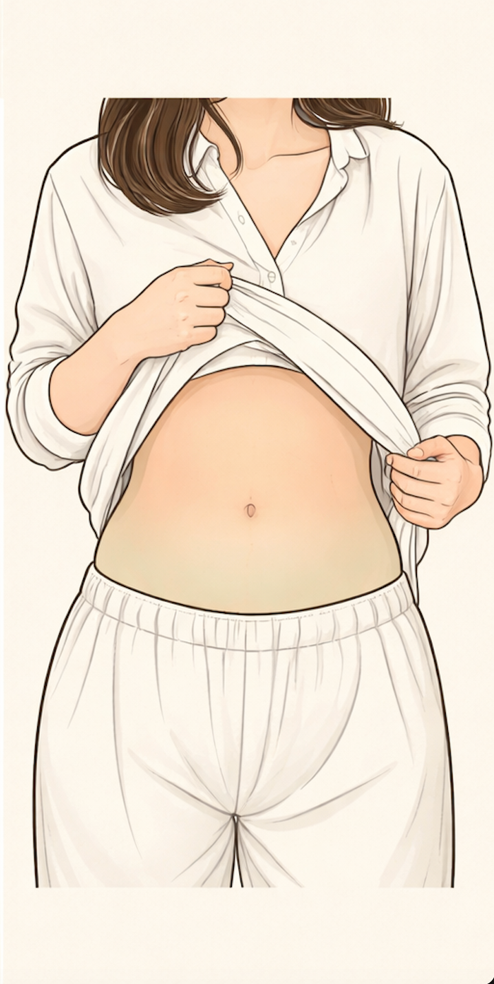 Bloat before and after